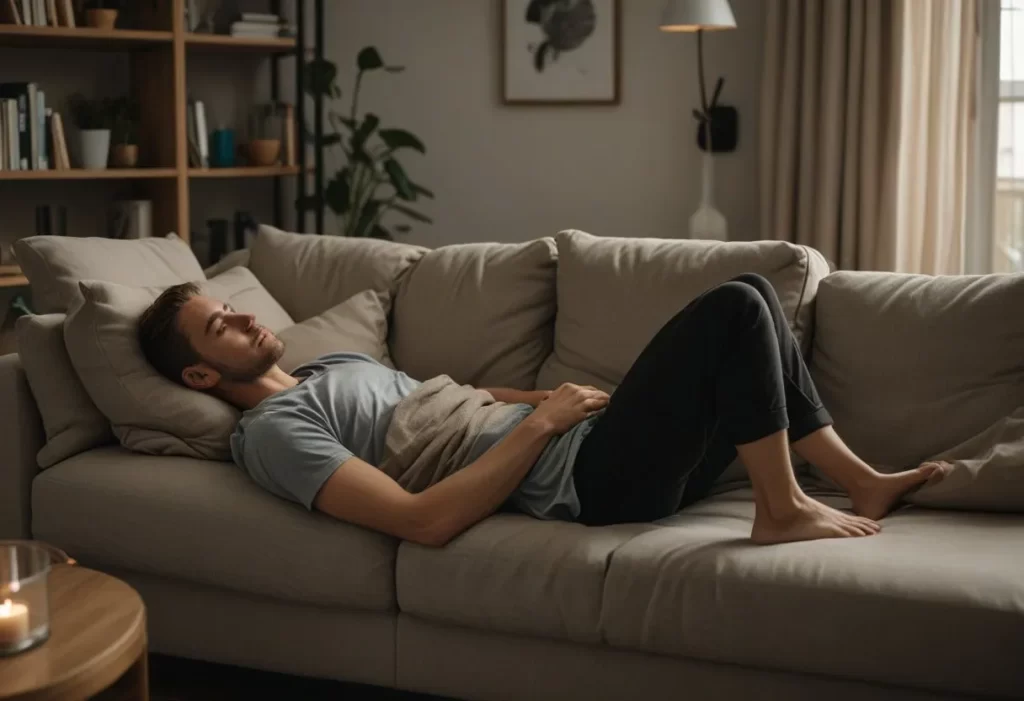 مضرات خوابیدن روی مبل و کاناپه